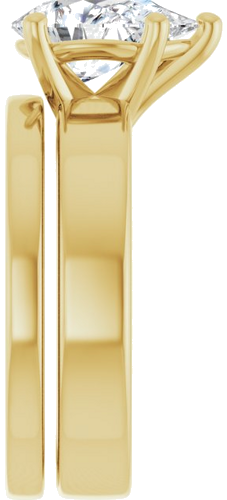 Sužadėtuvių Žiedas „Solitaire“ 585 Geltonojo Aukso Pear Shape 10mm x 7mm (9)