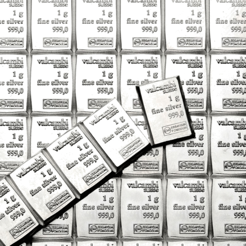 100 x 1 g CombiBar™ Sidabro luitas Valcambi (4)