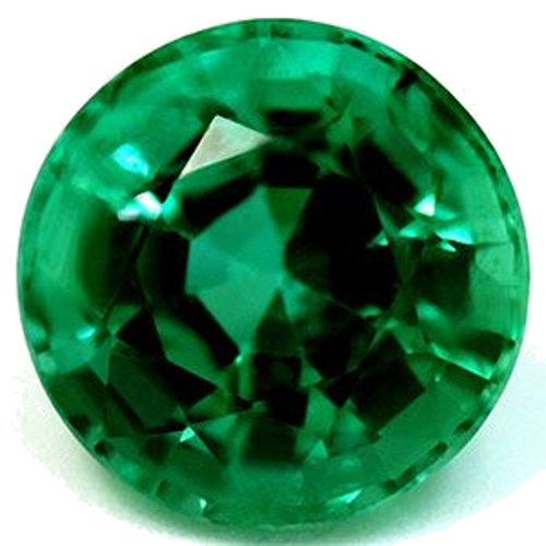 1.57 carat GREEN Round Smaragdas (1)