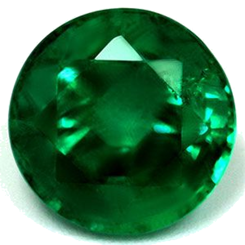 2.14 carat GREEN Round Smaragdas (1)