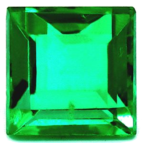 1.43 carat GREEN Square Smaragdas (1)