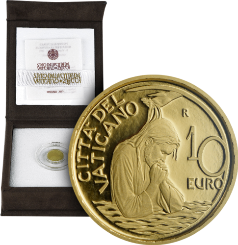 3 g Baptism Sacrament 2023 Vatican 10 Euro Gold Coin (1)