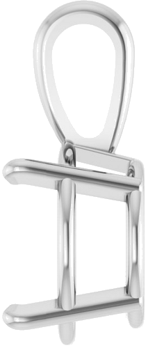 Pakabukas „Solitaire“ 585 Baltojo Aukso Round 10.5mm (3)