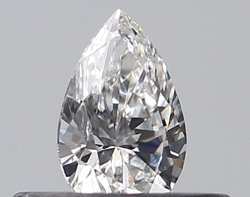 0.23 carat F-VVS2 Natūralus Pear Deimantas (1)