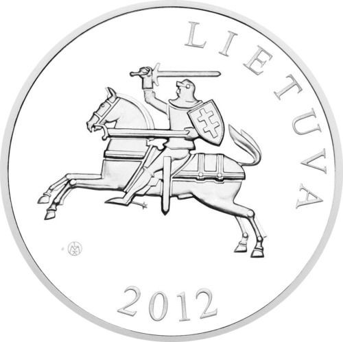 2012 Седловидна костенурка Литва Сребърна монета от 50 лита PF 70 ULTRA CAMEO (4)