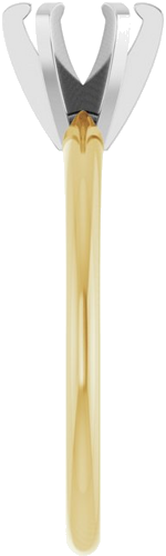 Sužadėtuvių Žiedas „Solitaire“ 585 Baltojo Ir Geltonojo Aukso Round 5.8mm (4)