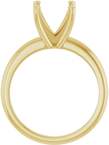 Sužadėtuvių Žiedas „Solitaire“ 585 Geltonojo Aukso Square 7mm (2)