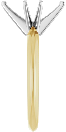 14K Yellow   White Marquise 6-Prong Light Solitaire Engagement Ring Mounting (4)