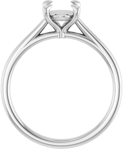 Sužadėtuvių Žiedas „Claw-Prong Solitaire“ 950 Platinos Oval 8mm x 6mm (2)