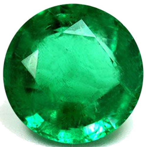 3.45 carat GREEN Round Smaragdas (1)