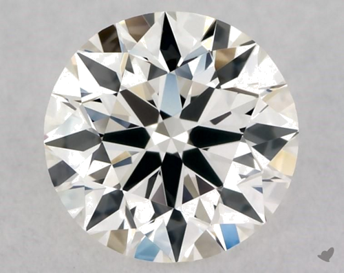 0.45 carat I-VVS1 Excellent cut Natūralus Round Deimantas (1)