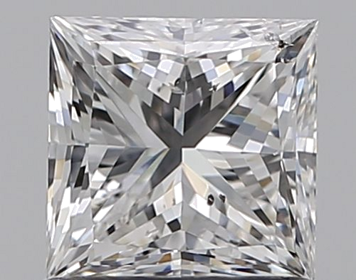 0.9 carat F-SI2 Natūralus Princess Deimantas (1)