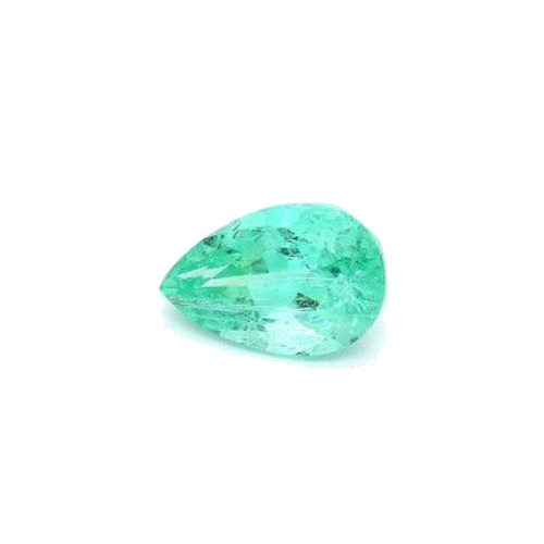 1.9 carat GREEN MODIFIEDBRILLIANT cut Pear Smaragdas (1)
