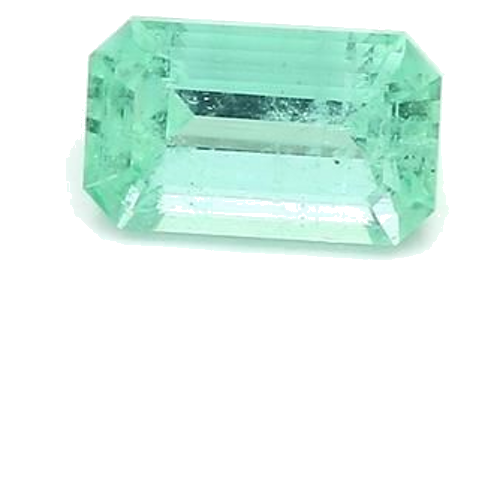 1.42 carat GREEN STEP cut Octagonal Smaragdas (1)