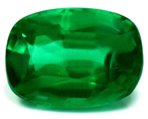 2.75 carat GREEN Cushion Smaragdas (1)
