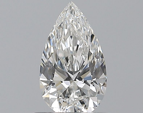 0.66 carat F-VS1 Natūralus Pear Deimantas (1)