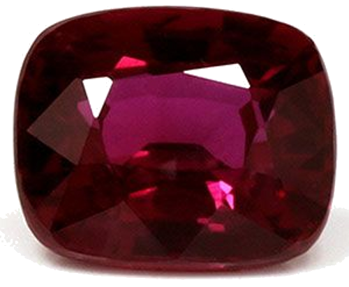 1.05 carat RED Cushion Rubinas (1)