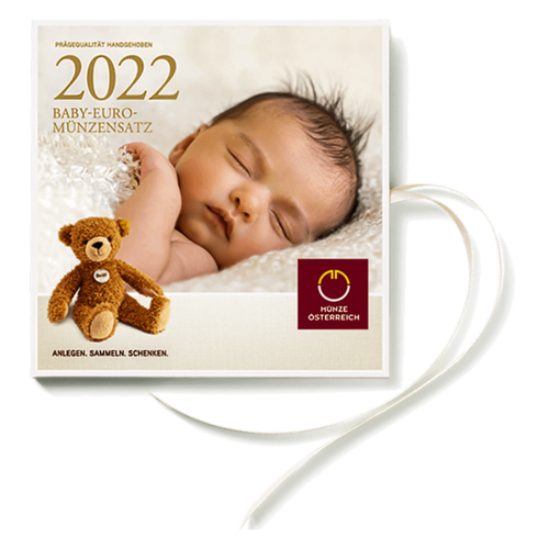 2022 Austrija Jaundzimušais BU eiro monētu komplekts (1)