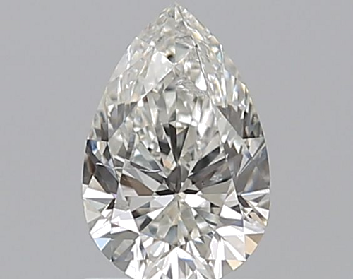 0.9 carat H-SI2 Natūralus Pear Deimantas (1)