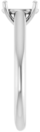 Sužadėtuvių Žiedas „Solitaire“ 585 Baltojo Ir Geltonojo Aukso Oval 9mm x 7mm (4)