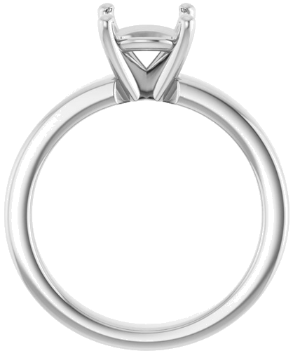 Sužadėtuvių Žiedas „Solitaire“ 585 Baltojo Aukso Round 8mm (2)