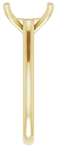 Sužadėtuvių Žiedas „Solitaire“ 585 Geltonojo Aukso Oval 12mm x 10mm (4)