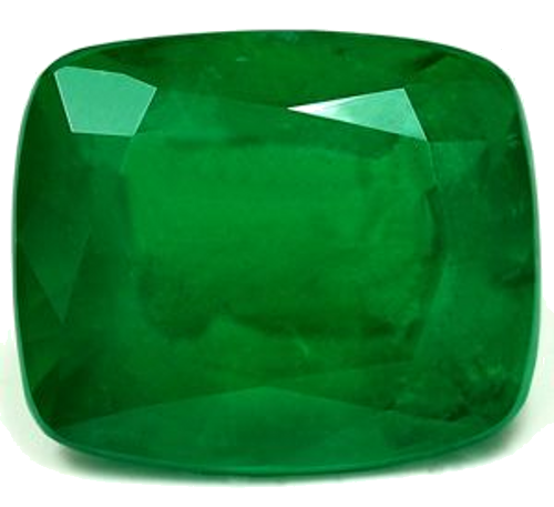 5.38 carat GREEN Cushion Smaragdas (1)