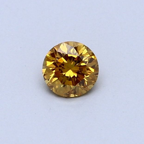 0.31 carat Fancy Deep Yellow Orange Yellow-SI1 GD cut Natūralus Round Deimantas (1)