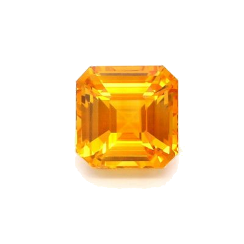 5.35 carat YELLOW STEP cut Octagonal Safyras (1)