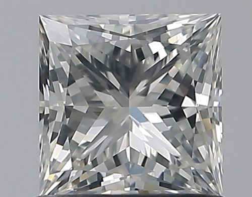 0.97 carat H-SI1 Natūralus Princess Deimantas (1)