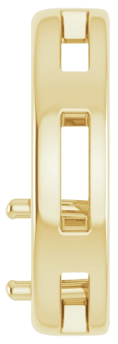14K Yellow  5.5 mm Round Pendant Mounting (3)