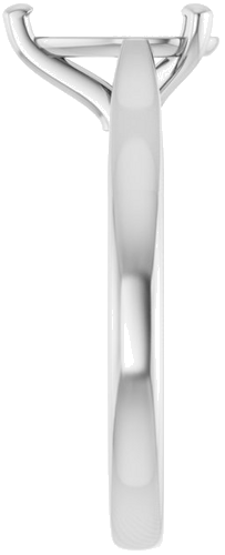 Sužadėtuvių Žiedas „Solitaire“ 585 Baltojo Aukso Pear Shape 9mm x 6mm (5)