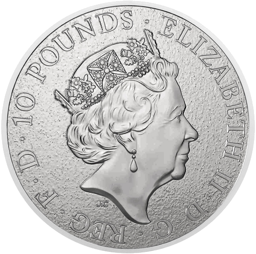 10 oz The Lion of England Queen’s Beasts 2017 United Kingdom Silver Coin (2)