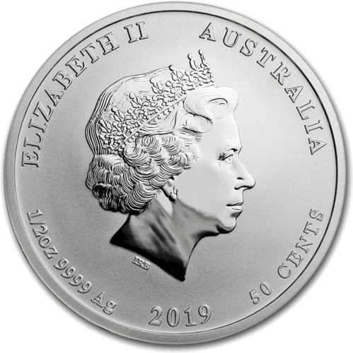 1/2 oz Year of the Pig 2019 (Lunar II) Australia silver coin (2)