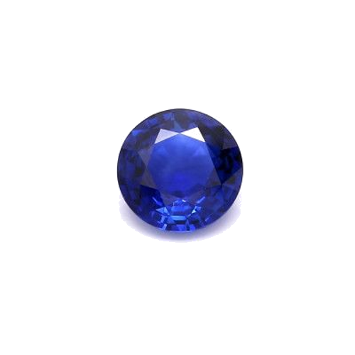 1.88 carat BLUE BRILLIANTSTEP cut Round Safyras (1)