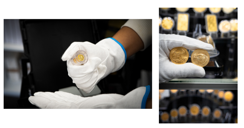 zelta monētu uzglabāšana