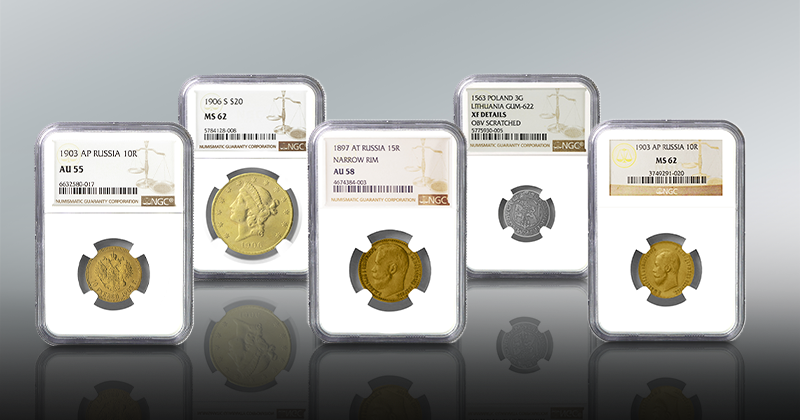 sertifikuotos monetos