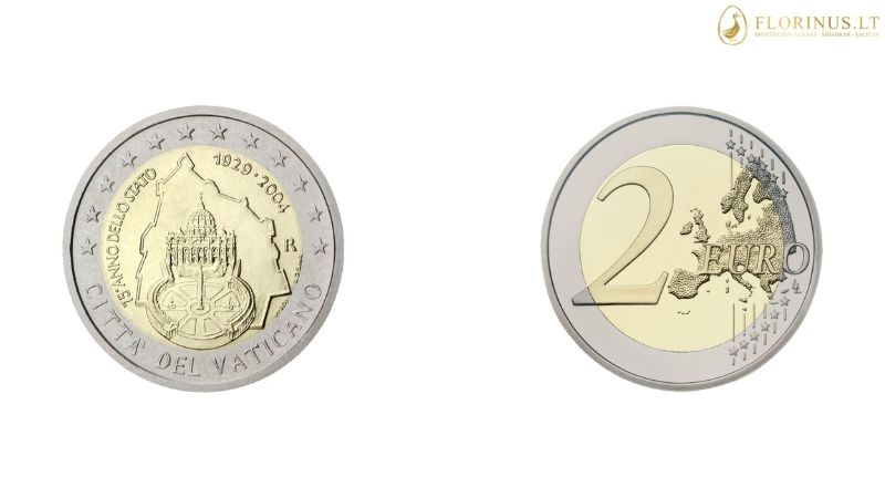 vatikano 2 eurų moneta