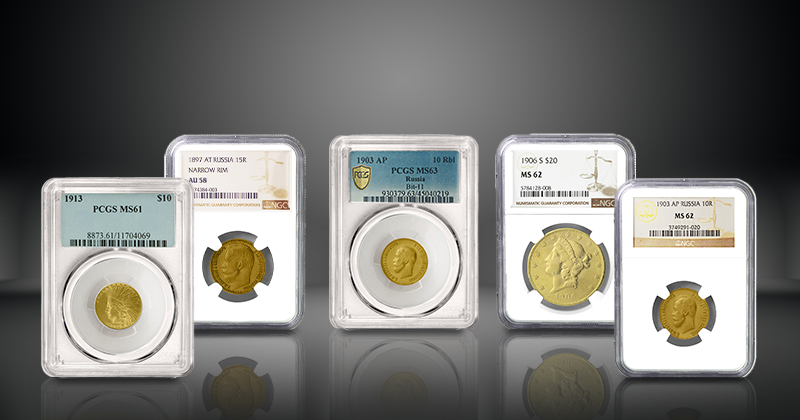 sertificētās monētas