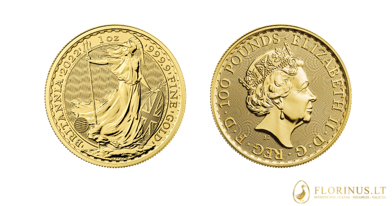 Zelta Britānijas monēta