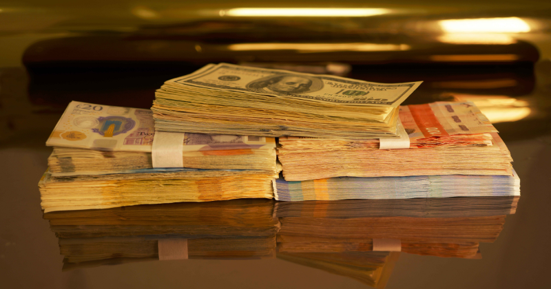 dažādu valstu valūtas