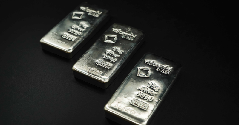 Three valcambi 1kg silver bars