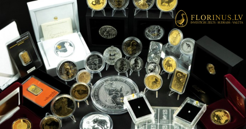 Florinus pārdod stieņus un monētas